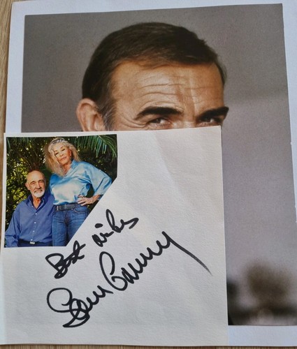 Autogramm sean connery - autogramm,