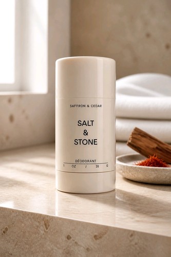 Salt stone deodorant saffron - stone,
