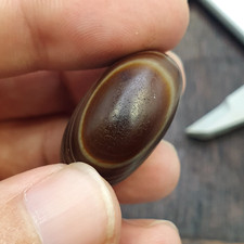 Antike gebänderte Augen Achat