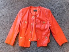 Schöne Lederjacke BASIC Gr.38