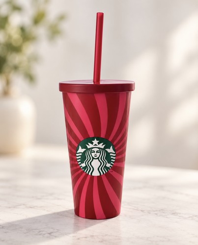 Starbucks pink swirl cold - swirl,