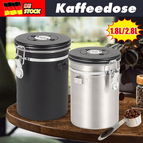 Kaffeedose edelstahl behälter - kaffeedose,