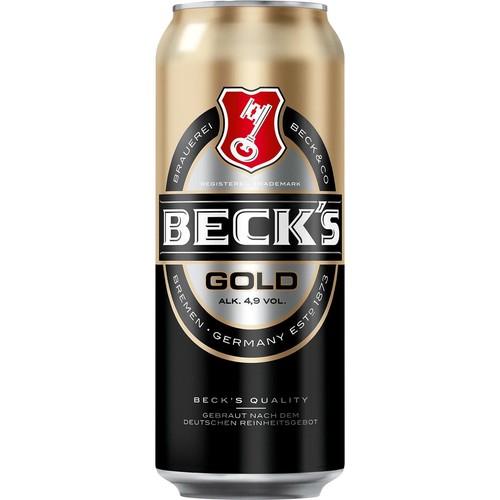 Becks gold pilsner - becks, bier