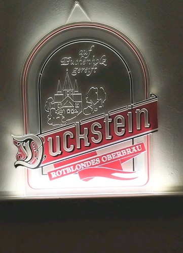 Leuchtreklame duckstein - leuchtreklame,