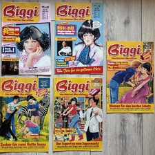 5 Biggi Comic Hefte, Retro, Comic Sammlung Konvolut