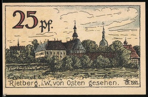 Notgeld rietberg 1921 25 - rietberg,