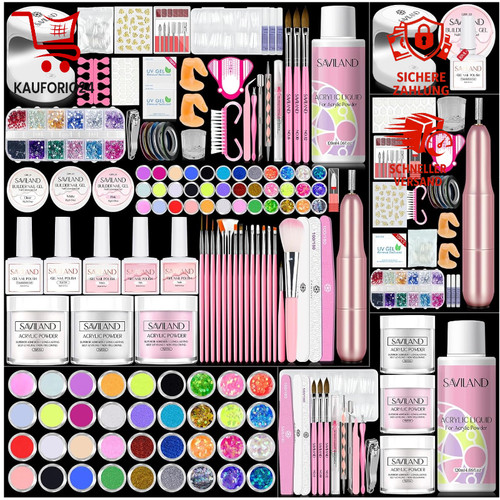 Acryl nagelset starterset mit - acryl,