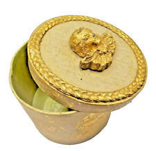 Engel Gold Schachtel Dose rund sehr stabile Pappschachtel