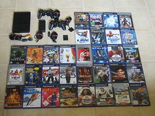 Playstation 2 Slim mit 5 Gratis Spiele + 2 Controller + MC PS2 PS 2 Konsole