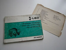 IFA L 60 1218 4x4 PB, Bedienungsanweisung,  DDR LKW, deutsch + englisch 1987