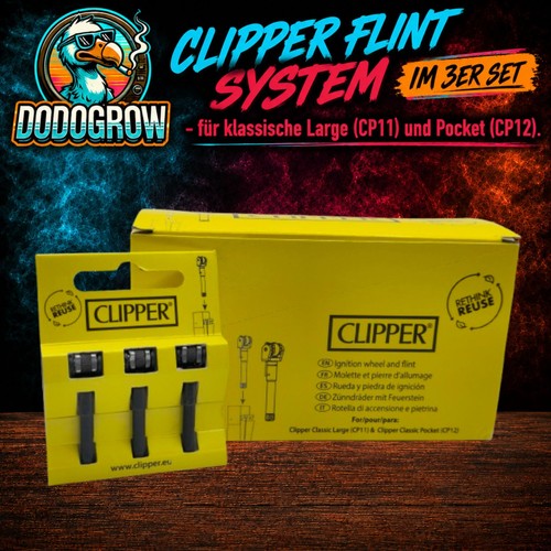 Clipper 3er set flintsystem - 3er,