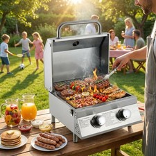Tragbarer Tischgasgrill Gas
