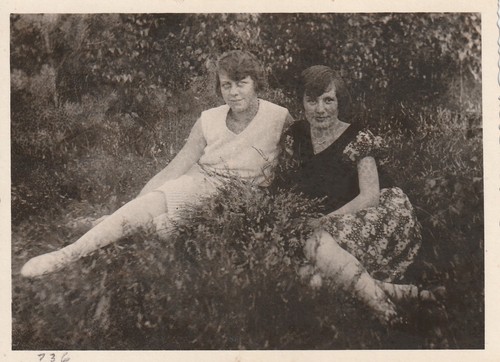 Vintage foto hübsche - hübsche, frauen