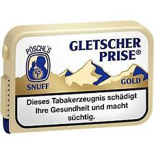 Gletscherprise Gold Snuff Schnupftabak 10x 10g Dose