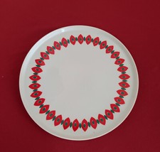 Melitta Teller Porzellan Kuchenteller weiß mit Blumendekor. Dessertteller.