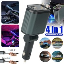 4 in1 Auto USB C Ladegerät