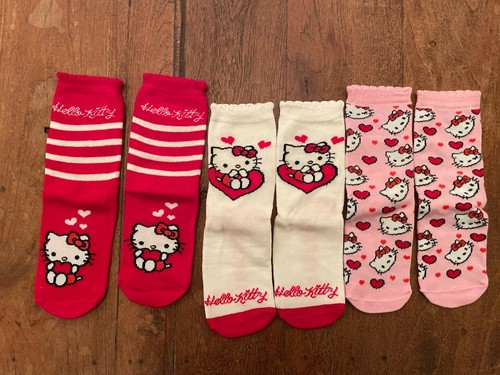 Paar hello kitty - 3, strümpfe