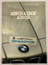 BMW Prospekt 628 CSi, 633 CSi, 635 CSi (1981)