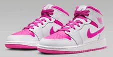 Nike Air Jordan 1 MID (GS) Gr 40 Grau/Weiß/Lila NEU 
