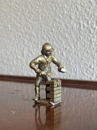 Edelzinn figur maurer - edelzinn, an