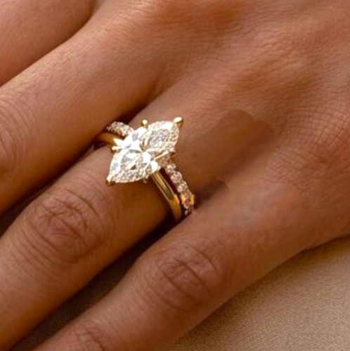 Bandbesetzter diamant ehering - bandbesetzter,