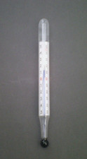 Glas ZylinderThermometer, Stab
