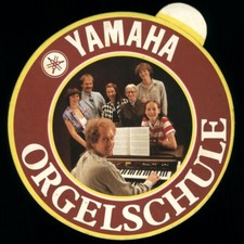 Werbe Aufkleber - Yamaha Orgelschule - 10x10cm - Vintage Reklame Werbung 80er