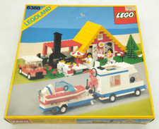 LEGO 6388 Holiday Home with Caravan MISB NEW NEU Classic Town 6399 Vintage