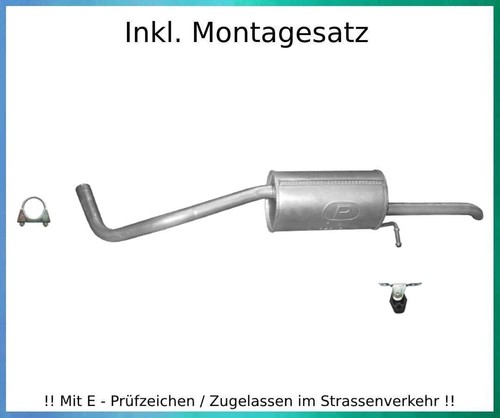 Endschalldämpfer für skoda - für,