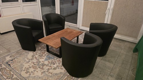 Clubsessel massivholz - 4, &
