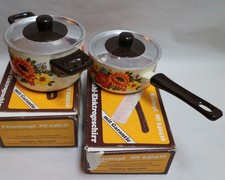 2x Emaille Deckel-Topf für