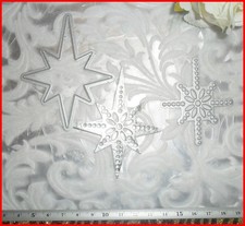 Stanzschablone Stanzform Weihnachtsstern 2 Teile  ca 8 x 6,4m Cutting Dies