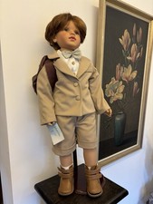 Limitierte Porzellanpuppe 71cm hohe Künstlerpuppe Sammlerpuppe, Handgefertigt