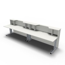 Empfangstheke solid 360cm mit - solid,