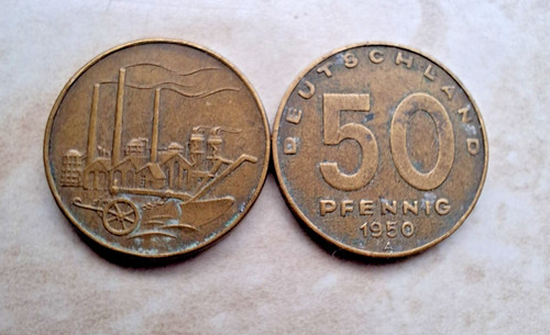 Ddr münzen pfennig 1950 - 2,