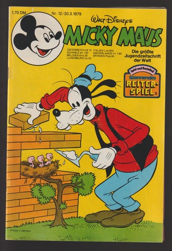 Micky maus heft 12 vom - maus,