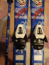 Skitty Blue 90Anfänger Kinderski inkls. Schuhe EU33/34 & Stecken