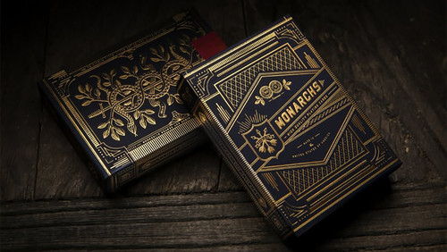 Monarchs playing cards - playing, by