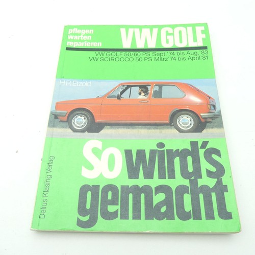 Golf werkstatthandbuch so - golf,
