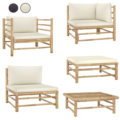 Bambus gartensofa kissen - gartensofa,