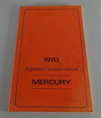 Owner manual mercury comet - owner´s,