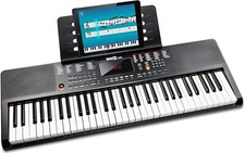 RockJam RJ361 61 Tasten Elektrisches Keyboard - Schwarz