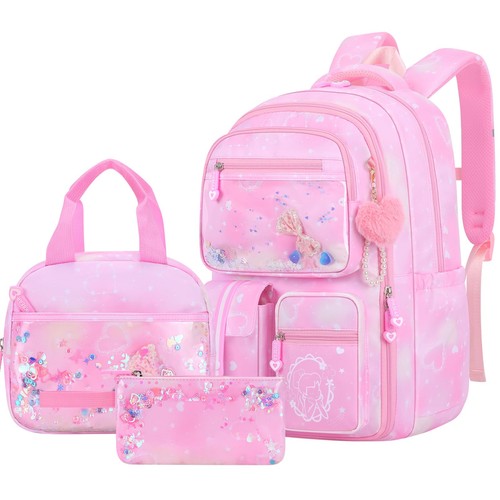 Set schulrucksack mädchen - schulrucksack,