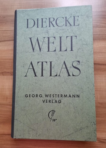 Diercke weltatlas von 1955 rar - weltatlas,