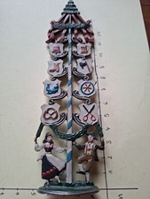 Alte Zinn Standfigur Flachfigur Kühn u.a.  Zinnanhänger Weihnachten Figuren