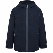 Elkline Pfützen King Kinder-Jacke Outdoorjacke Regenjacke wasserdicht Blau