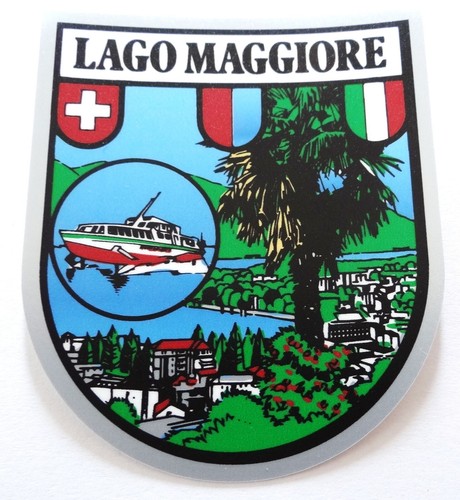 Souvenir aufkleber lago - souvenir-aufkleber,