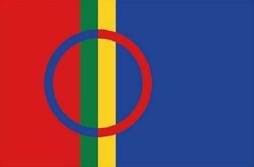 Aufkleber sami lappland flagge - lappland,