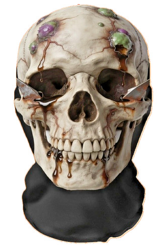 Horror totenkopf überzug - totenkopf,