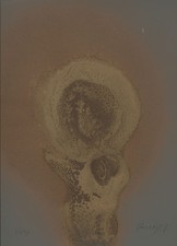 Otto Piene handsigniert